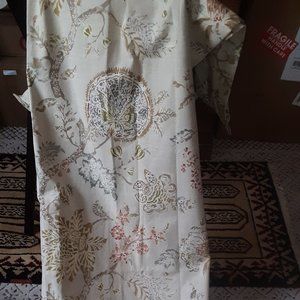 2 Croscill 50W x 96L Multicolor Floral LINED Curtains